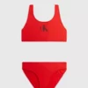 Calvin Klein Ensemble Bikini Brassière Pour Fille - CK Monogram