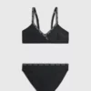 Calvin Klein Ensemble Bikini Triangle Pour Fille - Logo Tape