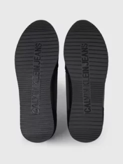 Calvin Klein Baskets En Sergé -Pas Cher Calvin Klein Magasin YM0YM00553 0GL alternate4