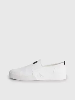 Calvin Klein Chaussures à Enfiler En Toile Recyclée 13 Calvin Klein Chaussures à Enfiler En Toile Recyclée -Pas Cher Calvin Klein Magasin YM0YM00597 0K4 alternate5