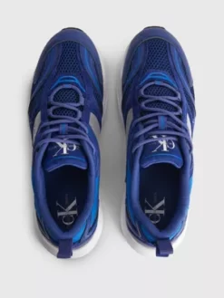 Calvin Klein Baskets En Maille Et Daim -Pas Cher Calvin Klein Magasin YM0YM00636 0GZ alternate2