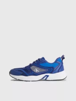 Calvin Klein Baskets En Maille Et Daim -Pas Cher Calvin Klein Magasin YM0YM00636 0GZ alternate5