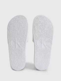 Calvin Klein Tongs Avec Logo En Toile Recyclée - Pride -Pas Cher Calvin Klein Magasin YM0YM00831 YBR alternate4