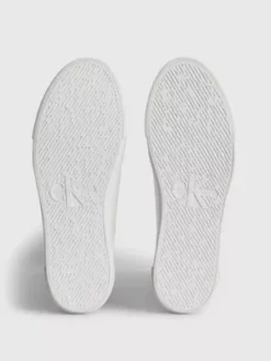 Calvin Klein Baskets à Plateforme En Toile Recyclée 12 Calvin Klein Baskets à Plateforme En Toile Recyclée -Pas Cher Calvin Klein Magasin YW0YW00903 0LA alternate4