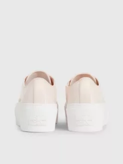 Calvin Klein Baskets à Plateforme En Satin Recyclé -Pas Cher Calvin Klein Magasin YW0YW00917 0JW alternate3