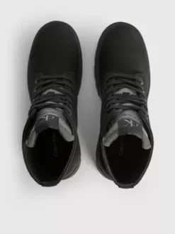 Calvin Klein Bottes En Toile Recyclée à Talon 10 Calvin Klein Bottes En Toile Recyclée à Talon -Pas Cher Calvin Klein Magasin YW0YW00947 BDS alternate2