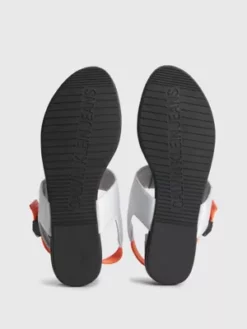 Calvin Klein Sandales En Satin Recyclé -Pas Cher Calvin Klein Magasin YW0YW00957 0IM alternate4