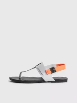 Calvin Klein Sandales En Satin Recyclé -Pas Cher Calvin Klein Magasin YW0YW00957 0IM alternate5