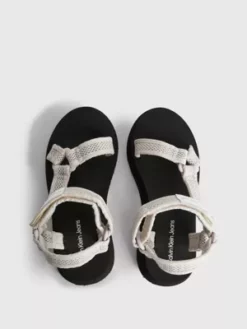 Calvin Klein Sandales En Maille Recyclée -Pas Cher Calvin Klein Magasin YW0YW00969 ACF alternate2