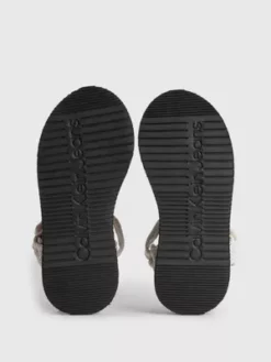 Calvin Klein Sandales En Maille Recyclée -Pas Cher Calvin Klein Magasin YW0YW00969 ACF alternate4