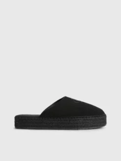 Calvin Klein Espadrilles Façon Mules En Daim