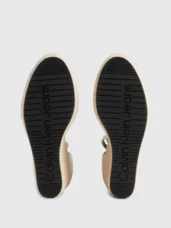 Calvin Klein Sandales Espadrilles Compensées Recyclées -Pas Cher Calvin Klein Magasin YW0YW01194 YBH alternate4