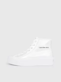 Calvin Klein Baskets Montantes Recyclées à Plateforme -Pas Cher Calvin Klein Magasin YW0YW01226 YBR alternate5