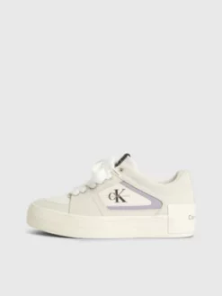 Calvin Klein Baskets Plateforme En Daim -Pas Cher Calvin Klein Magasin YW0YW01233 ACF alternate6
