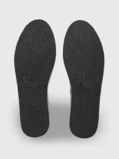 Calvin Klein Espadrilles à Plateforme Recyclées Et Nacrées -Pas Cher Calvin Klein Magasin YW0YW01241 BEH alternate4
